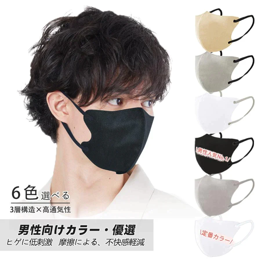 【高評価☆不織布マスク60枚】ライトグレーマスク　シシベラマスク 通気性いい 3Dマスク 立体マスク 男女兼用  メンズマスク　小顔マスマスク 耳痛くない メンズマスク 　使い捨てマスク 花粉 血色マスク 飛沫防止　個包装 風邪対策 花粉対策 防護 防塵