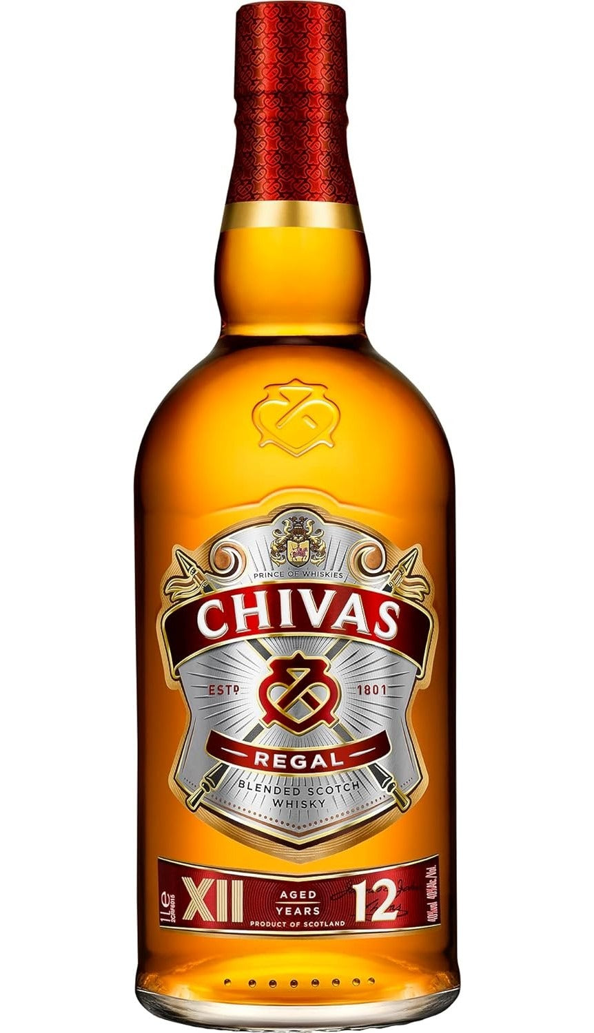 【送料無料】【正規品】ウィスキー シーバスリーガル 12年 40度 箱なし 1000ml 1L×12本【北海道・東北・四国・九州・沖縄県は必ず送料がかかります】