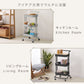 【予約商品：6月下旬（～30日までに発送）】【ブラック】【天板付き】キッチンワゴン ワゴン 2段 3段 高さ調節 取っ手付き キャスター付き ハンドル バスケットトローリー 収納アイテム 天板 スリム キッチン収納 ベビーワゴン スリム おしゃれ 収納ラック