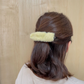 (グリーン)もこもこヘアピン 大きめ　ヘアクリップ　韓国風　ヘアアクセサリー　かわいい　オシャレ　髪飾り パーティー飾り 上品