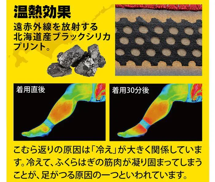 【脚サポーターツラナイン】巻くだけで、こむら返り対策 脚サポーター　左右男女兼用　遠赤 除電 温熱 冷え 静電気対策 手洗い可 2本組静電気対策 手洗い可 2本組 こむらがえり サポーター 足がつる 脚サポーター ツラナイン 簡単 安心 温熱効果 静電気対策 手洗い可 足首に巻く 足つり
