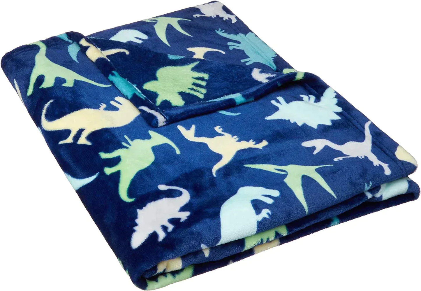 Amazonベーシック 訳あり ブランケット 127×152cm 寝具お昼寝セット 恐竜枕 フリーススローブランケット