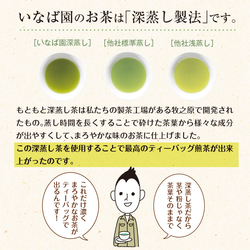 日本橋いなば園 プレミアムティーバッグ緑茶 2g×20包 ネコポス メール便送料無料 お茶 ティーバック ギフト 贈り物 プレゼント 香典返し お礼 お茶 ティー ティーパック パック プチギフト 贈物 新居祝い 引越し 茶匠庵 いなば園