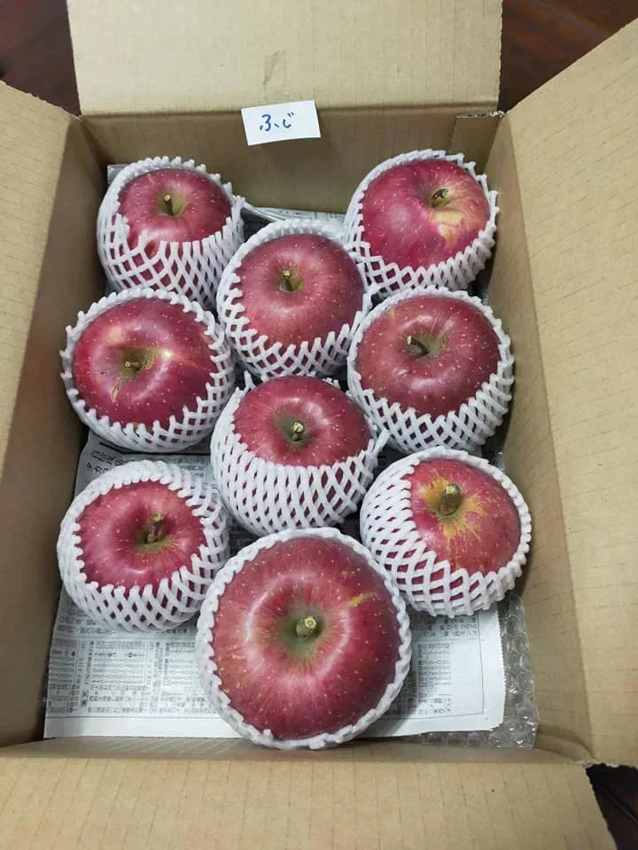 青森県産りんご サンふじ 果肉はややかたく、甘味があって酸味は少なめ 訳あり 1箱約2.5㎏ 小さめ（約10個～個体差により変動あり）佐川急便発送【6012】