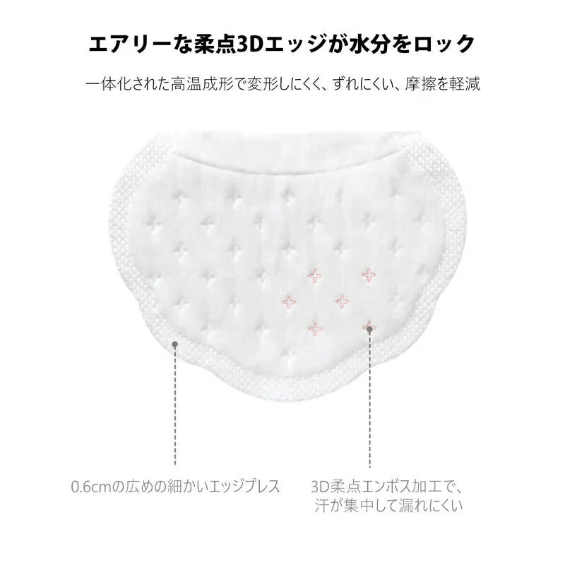 脇汗パッド メンズ レディース 10枚入 汗脇 汗取り パッド わきあせ対策 使い捨て シャツに貼る 汗染み防止 脇汗シート 抗菌 防臭 夏 スポーツ ポイント消化