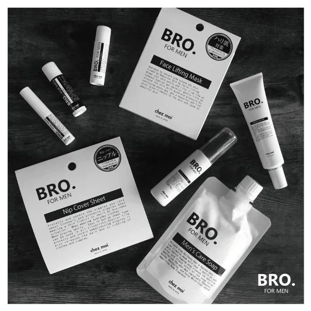 BRO. FOR MEN　Beard Shade Concealer-メンズコスメ コンシーラー ヒゲ・青ヒゲ 頬・口周り・顎 スティックタイプ 持ち運び 清潔感 美容成分配合