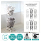 【ブラック】【ラウンド型】【2段】ランドリーバスケット 2段 50L スリム キャスター 大容量 脱着可能 バスケット ランドリーラック 洗濯物入れ かご 洗濯かご 洗濯物 脱衣かご ワイヤー ランドリー収納 ランドリーボックス 収納 スリム 省スペース おしゃれ