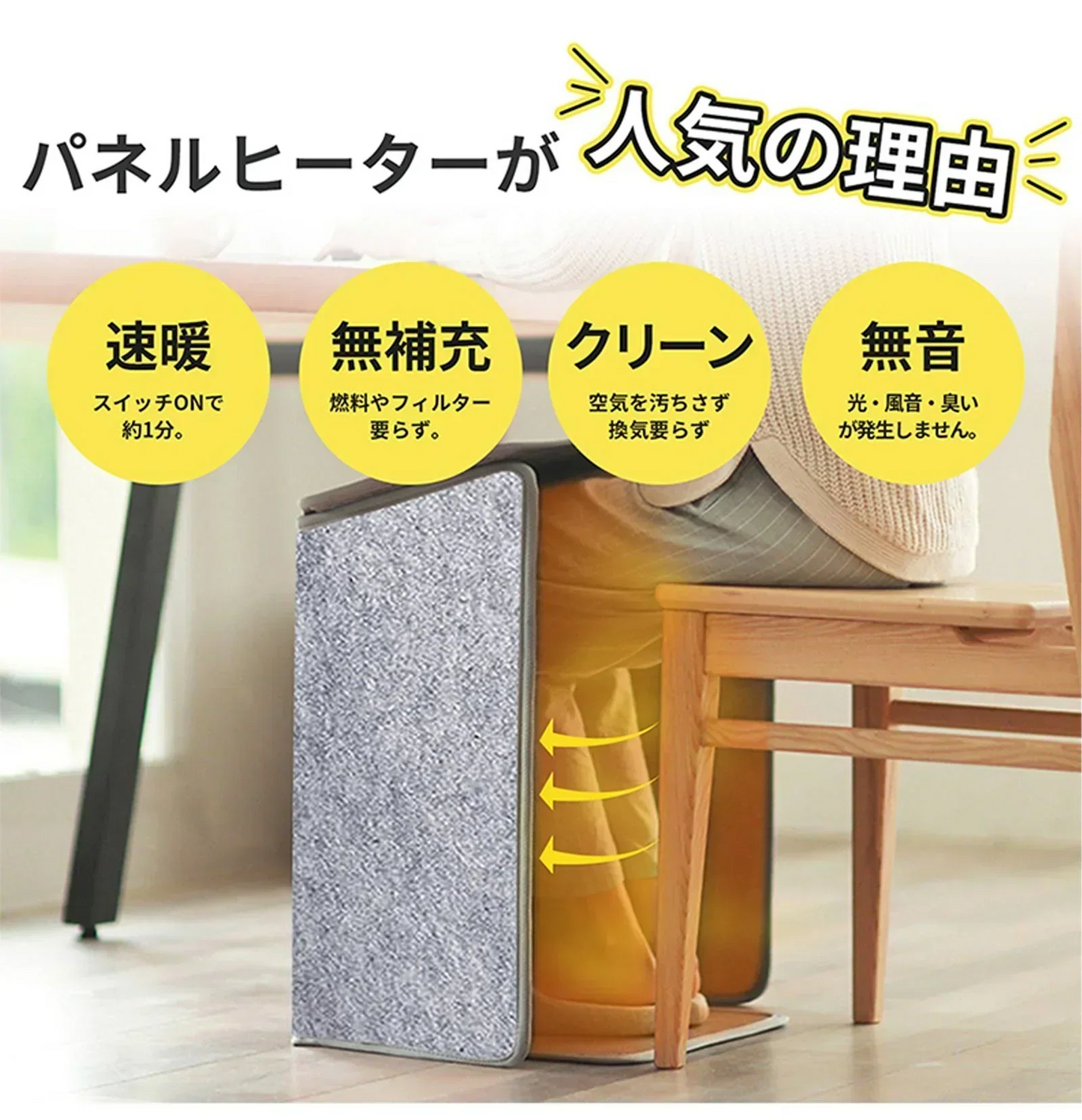 ★激安★＼1分即暖／ デスクパネルヒーター 5面 省エネ パネルヒーター デスクヒータ 遠赤外線 足元 ヒーター 速熱 天面付き 折りたたみ デスクヒーター テレワーク 暖房 4面ヒーター付き 自動OFF コンパクト 軽量 簡単収納 加熱保護 PSE認証 即納 速熱 パネルヒーター 5面 デスクパネルヒーター 遠赤外線 足元 ヒーター デスク 天面付き 折りたたみ 暖房器具 寒さ対策 足温器 省エネ あったかグッズ 即暖 3段階 温度調整