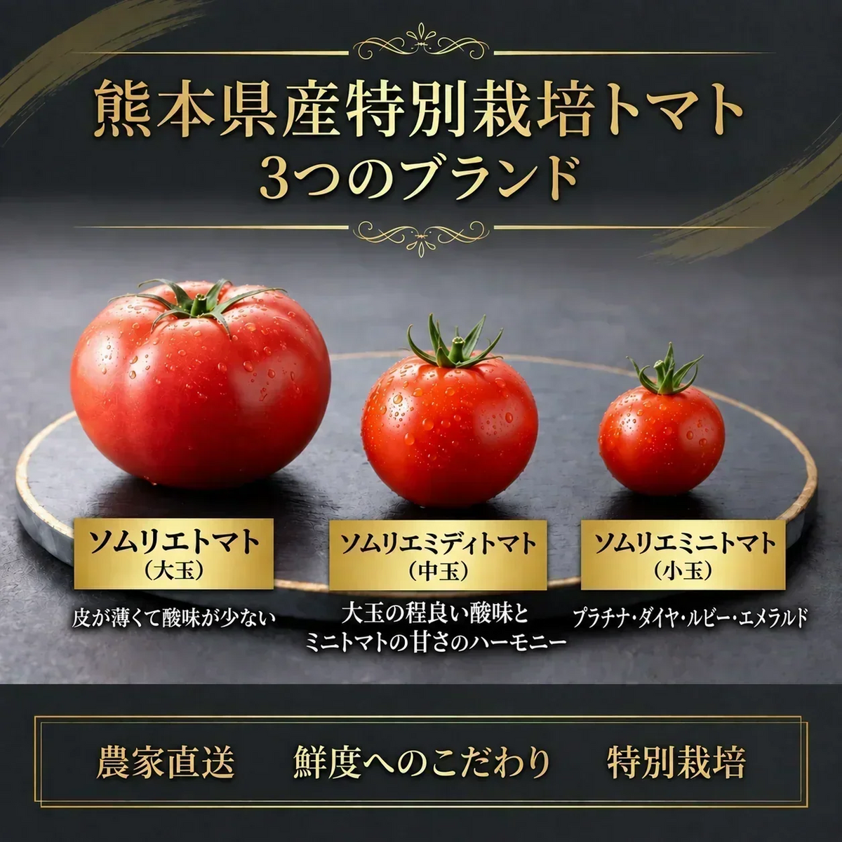 予約【2026年12月前後～2027年2月28日までに順次発送】＼特別栽培農産物／ソムリエ ミニトマト　プラチナ　３００ｇ（補償100g込み）※補償分以上の不良は交換対応可能【 カウシェファーム 収穫対象商品】 トマト 送料無料 ギフト プレゼント 産地直送 産直 完熟 フルーツ お取り寄せ 贈答 贈り物 高糖度 農家直送 熊本 甘い 糖度 お試し 中玉 大玉 新鮮 採れたて お歳暮 人気