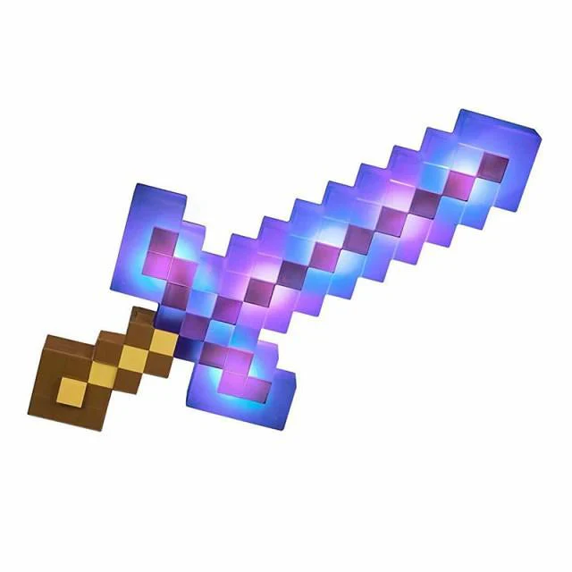当日発送 マインクラフト ライト&サウンド アドベンチャーソード  ゲ-ムの剣 子供 玩具 男の子 かっこいい キッズ 変色 音が鳴る 小学生 中学生