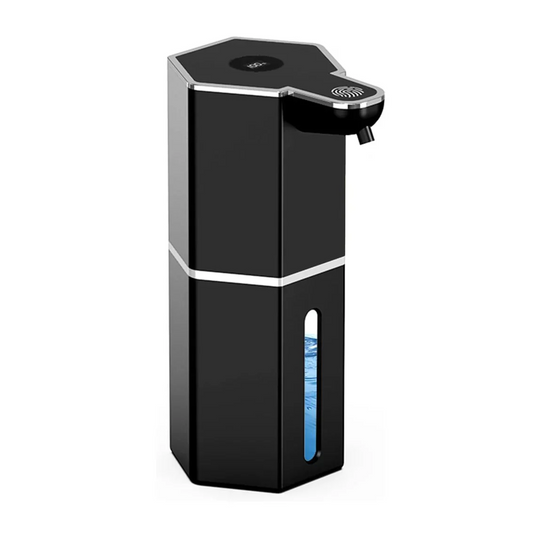 ソープディスペンサー ブラック 液体タイプ 自動 泡 液体 2種選べる 充電式 IPX5 大容量360ml 吐出4段階 ハンドソープ 洗剤 手洗い 洗面所 キッチン 玄関 オフィス 卓上 壁付け 2WAY