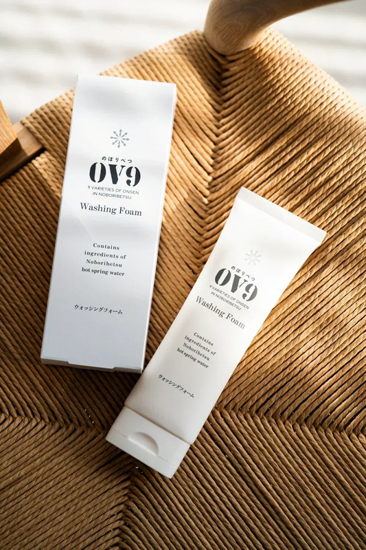 洗顔フォーム OV9  泡 しっとり ぷるぷる 潤う 石鹸 登別温泉水使用 コスメ　送料無料