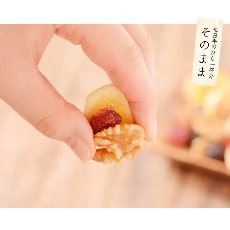 6種のフルーツナッツ 500g ドライフルーツ ミックスナッツ アーモンド カシューナッツ バナナチップス ナッツ フルーツ 食塩不使用 加工オイル不使用［送料無料］［ポスト投函］ プレゼント ギフト