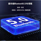 ブルートゥースイヤホン Bluetooth 5.0 ワイヤレスイヤホン 耳掛け型 ヘッドセット 片耳 両耳w041A(ホワイト)