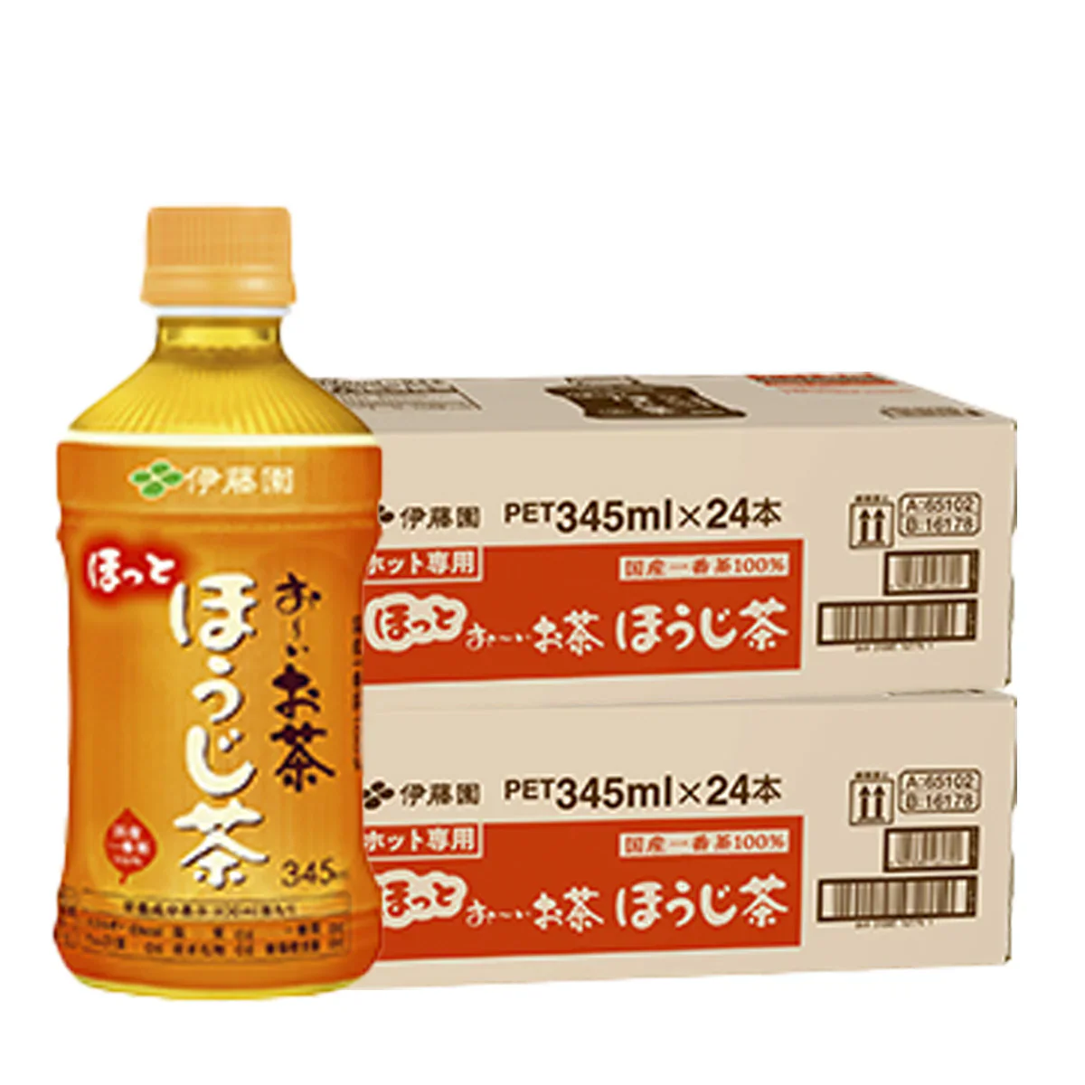 【送料無料】伊藤園 お〜いお茶 ほうじ茶 ホットPET 345ml×48本【本州(一部地域は除く)は送料無料】