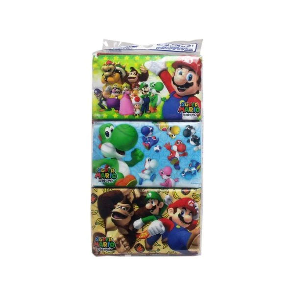 水に流せるポケットティシュ ハヤシ商事 スーパーマリオ 8W 6パックＸ50個