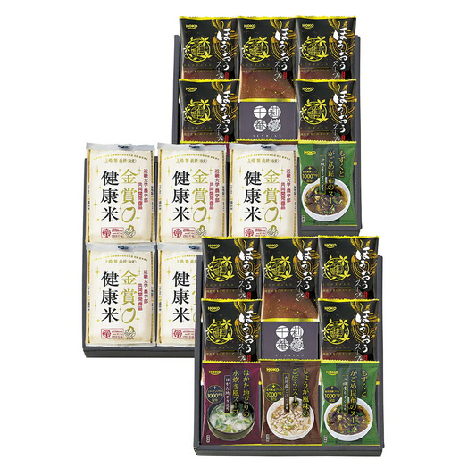 千莉菴 からだにやさしさ＋ 国産フリーズドライ ほうおうスープ 「金賞健康米」セット 506-020J【お届け不可地域：北海道・沖縄・離島】