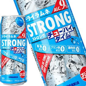 サンガリア ストロングチューハイタイムゼロ ラムネ 490g缶×24本［賞味期限:4ヶ月以上］北海道、沖縄、離島は送料無料対象外［送料無料］【5?8営業日以内に出荷】
