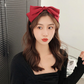 (ブラック)リボンカチューシャ　ヘアバンド　レディース 大人っぽい ヘアアクセサリー シンプル 髪飾り おしゃれ  ヘアターバン
