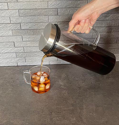 コールドブリューコーヒーボトル コーヒードリッパー 耐熱ガラス 水出しコーヒー 水出し緑茶 麦茶 コールドブリュー おしゃれ シンプル おうち時間