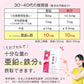 亜鉛＆鉄 ≪約1ヶ月分≫ 1カプセルで亜鉛10mg 鉄分10mg  栄養機能食品 同時補給 ミネラル サプリ  鉄分【カウシェファーム収穫対象商品】