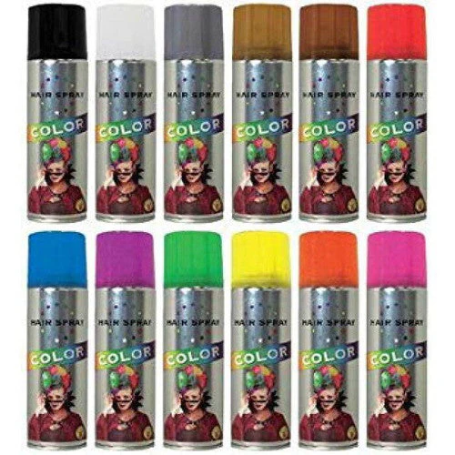 【シルバー】ヘアカラースプレー　160ml コスプレ 送料無料【定形外郵便発送（追跡不可）】