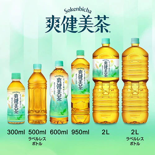 【ラベルレス】【1ケース】コカ・コーラ 爽健美茶 600ml PET 24本【エコ得】