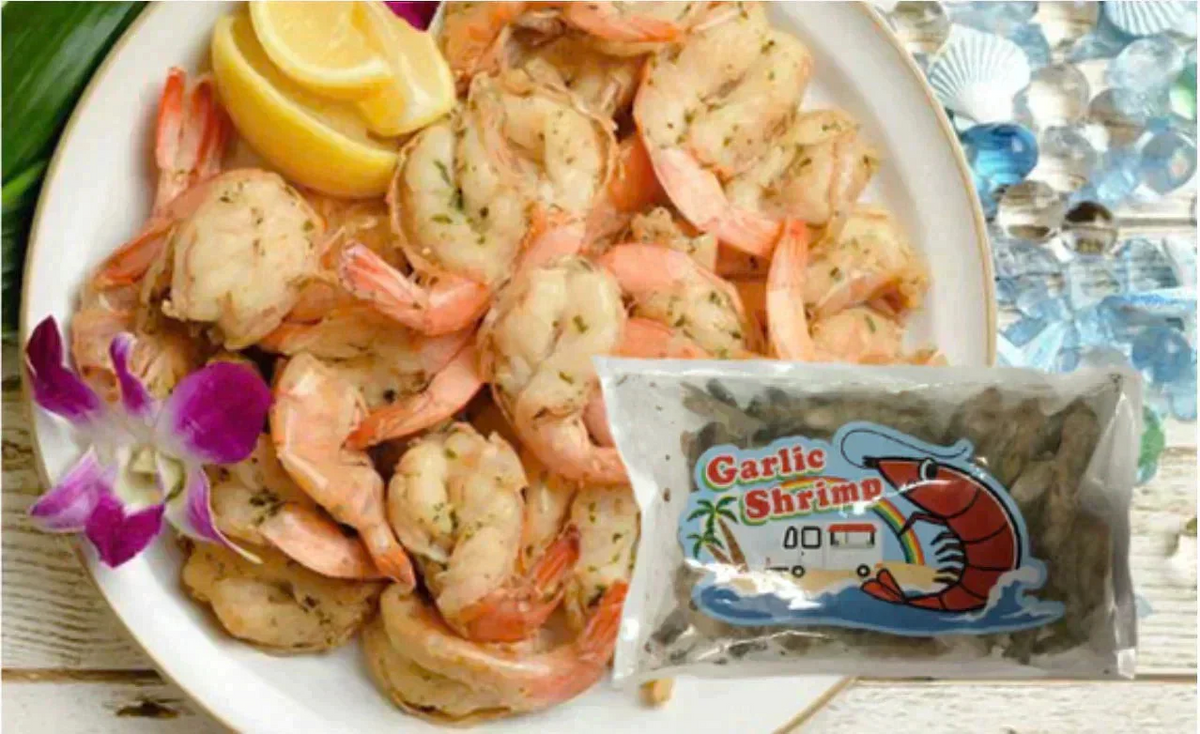 【おうちでハワイ気分🌺】ガーリックシュリンプ 500g×2P (約60-70尾) ハワイ名物 えび エビ バナメイ ブラックタイガー