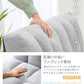 【グレー】3WAY 座椅子 リクライニング ハイバック リクライニングソファ 二人用 幅130cm ワイド ソファーベッド 2人掛け おしゃれ コンパクト ゆったり 大きめ ソファー ソファ ソファベッド 折りたたみ ベッド ダブル セミダブル