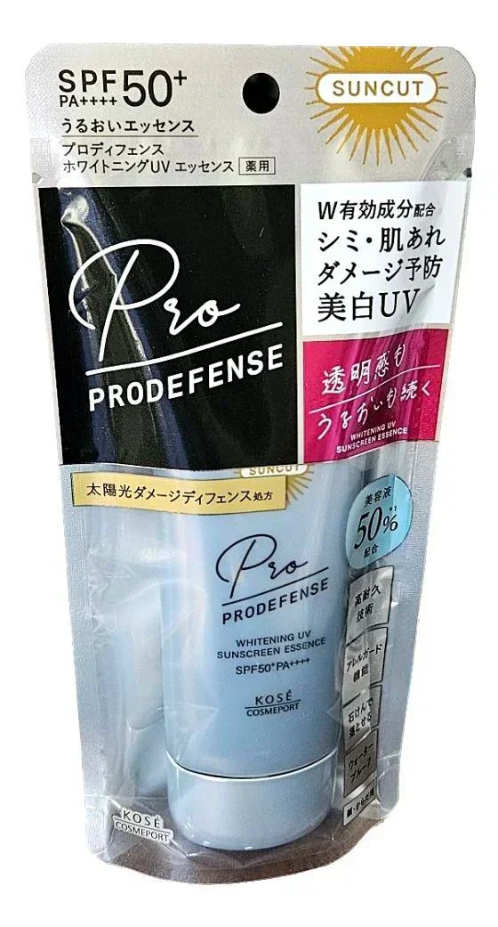 KOSE サンカット プロディフェンス ホワイトニング 日焼け止め UV エッセンス シミ 肌あれも防ぐ 90g 無香料