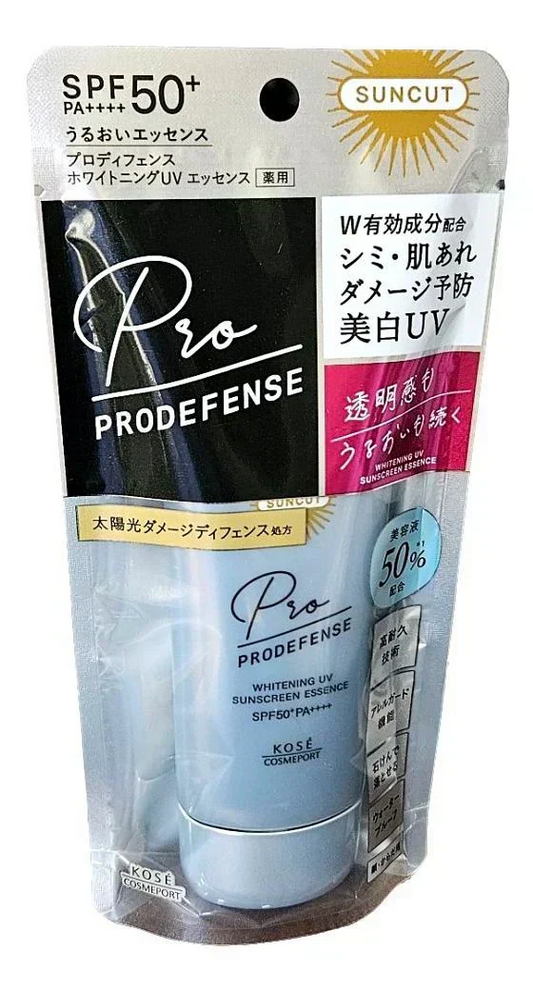 KOSE サンカット プロディフェンス ホワイトニング 日焼け止め UV エッセンス シミ 肌あれも防ぐ 90g 無香料