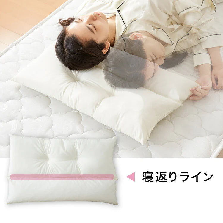 (カラー：ポリコットンホワイト/タイプ：通常版)ストレートネック 枕 日本製 まくら 肩こり首こり 高さ調整枕 洗える 丸洗い いびき対策 安眠枕 頸椎安定型 頸椎サポート 快眠枕 パイプ枕 頭痛 寝返り ギフト プレゼント マクラ 国産【送料無料】