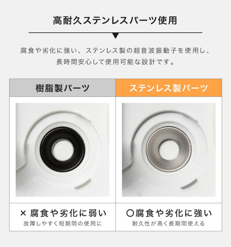 simplus シンプラス 超音波加湿器 UVランプ搭載 5L 大容量 約7畳対応 静音 上から給水 上部給水 LEDライト付き セラミックカートリッジ付き 卓上 SP-CH01