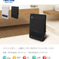 (カラー：ブラック)テクノス 人感センサー付キセラミックヒーター テクノイオン ヒーター 1200W 600W ブラック ホワイト 冬 一人暮らし 部屋 室内 あったか 冬物 家電 節電 TEKNOS