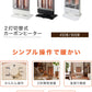 (ブラック)カーボンヒーター 2灯 省エネ 電気ヒーター 電気ストーブ 900W 450W 節電 ヒーター スリム 暖房 首振り 機能 転倒 OFF 切替 切り替え 温度 過昇防止 一人暮らし おしゃれ【送料無料】