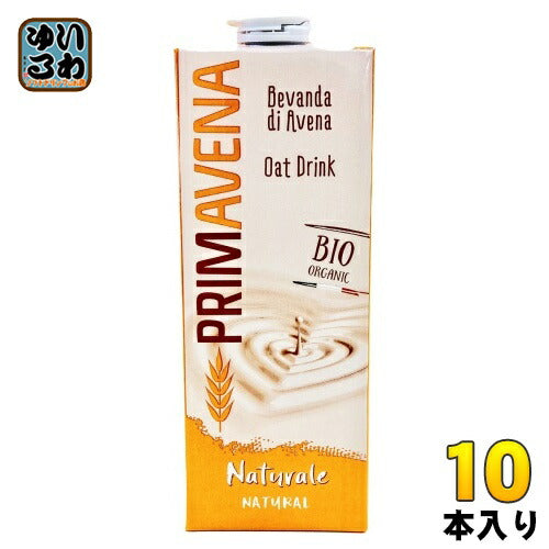プリマベーナ オーガニック オーツミルク 1000ml 紙パック 10本入 アリノール 植物性ミルク 無添加 有機
