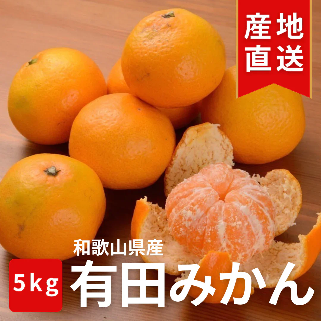 【極 / 濃厚】和歌山県 有田みかん 5キロ