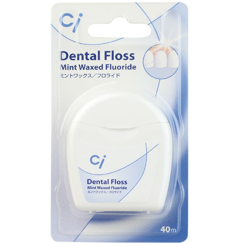 【100円シェア買い】Ciフロス 爽快ミントワックスセット(ブラック・スポンジ・フロライド・ミニタイプ2個入)【ご新規さんとシェア買い】