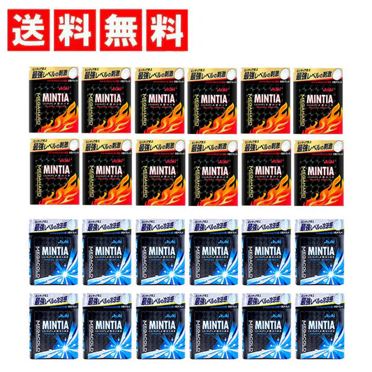 ミンティア メガ 2種（ メガハード 50粒×12個、メガコールド 50粒×12個）計24個 詰め合わせ アソート セット