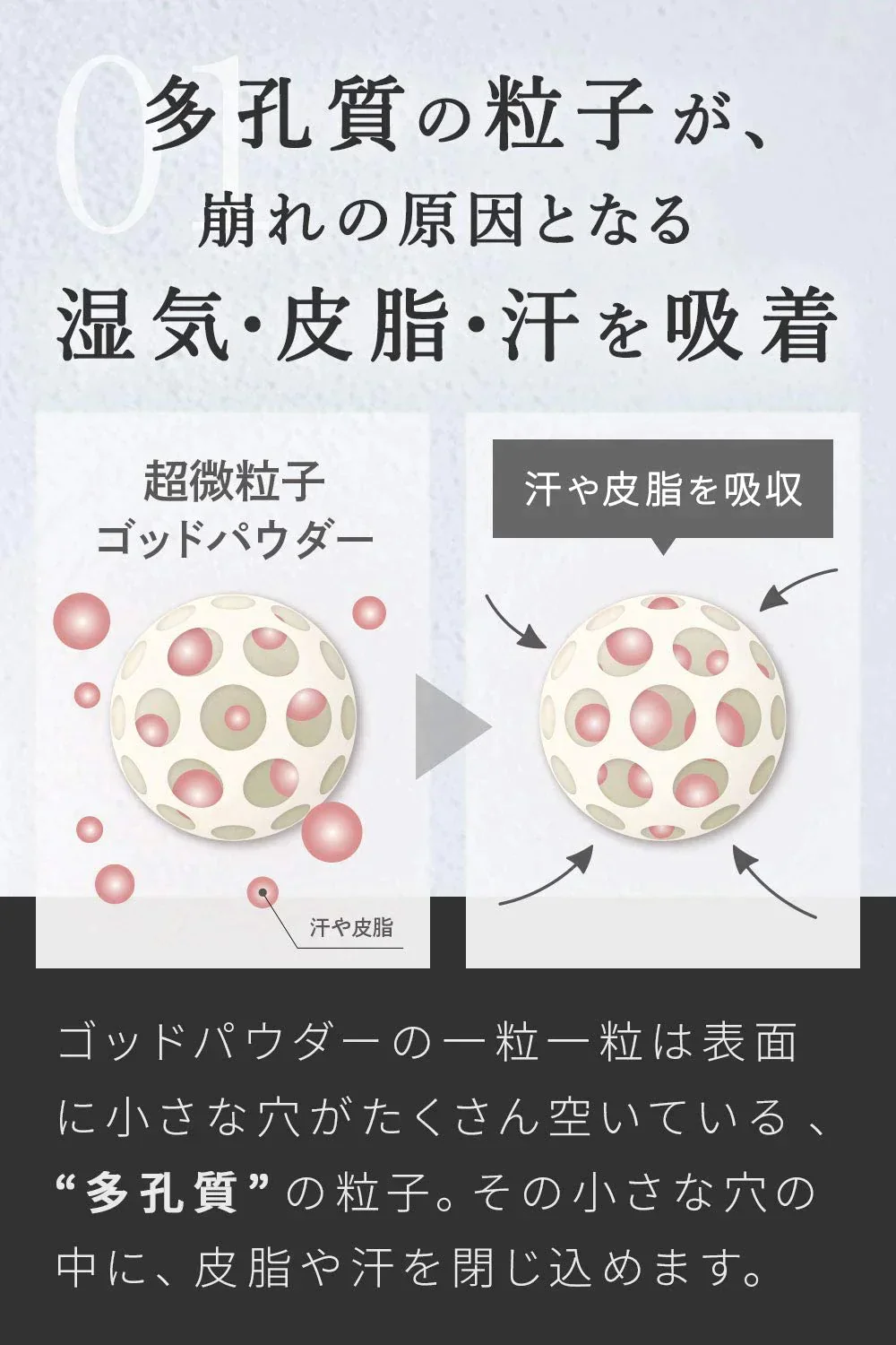 LA MAKEUP ラ・メイキャ メール便 送料無料 LA MAKEUP GOD POWDER 無色 5g ゴッドパウダー 化粧崩れ 防止 メイク崩れ フィニッシュパウダー フェイスパウダー