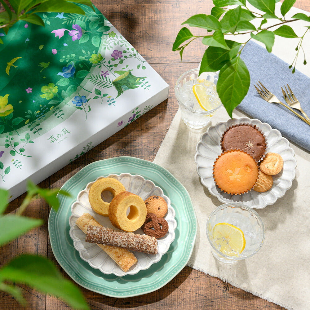 森の庭 森の焼き菓子 Green box 26個入【お届け先不可地域：北海道・沖縄・離島】