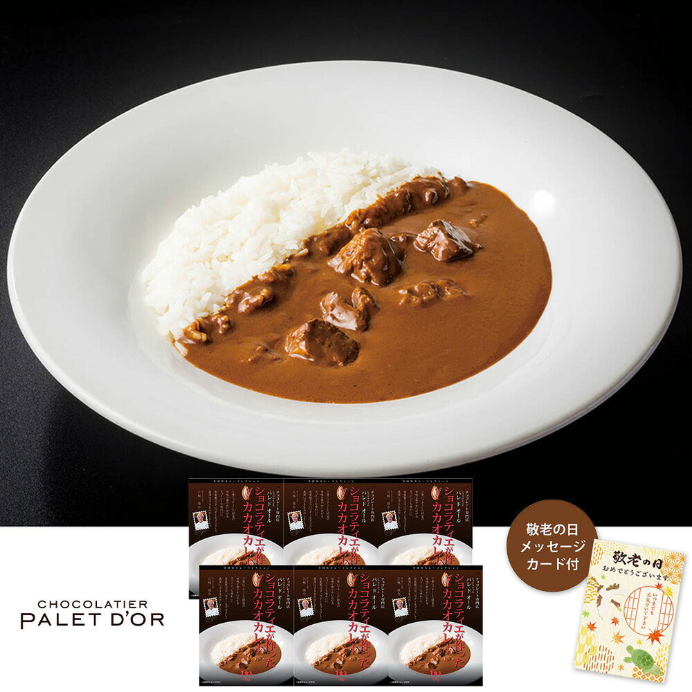 【敬老の日2024】パレドオールショコラティエが作ったカカオカレー 920279 1989-168 惣菜 カレー【送料込み】【二重包装不可】【お届け不可地域：北海道・沖縄・離島】【お届け日時指定不可】