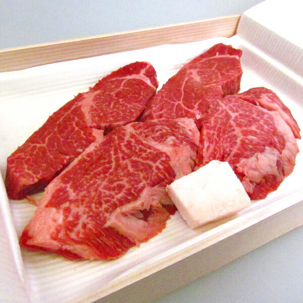 松阪牛ヒレステーキ（4枚入り）計480ｇ【二重包装不可】