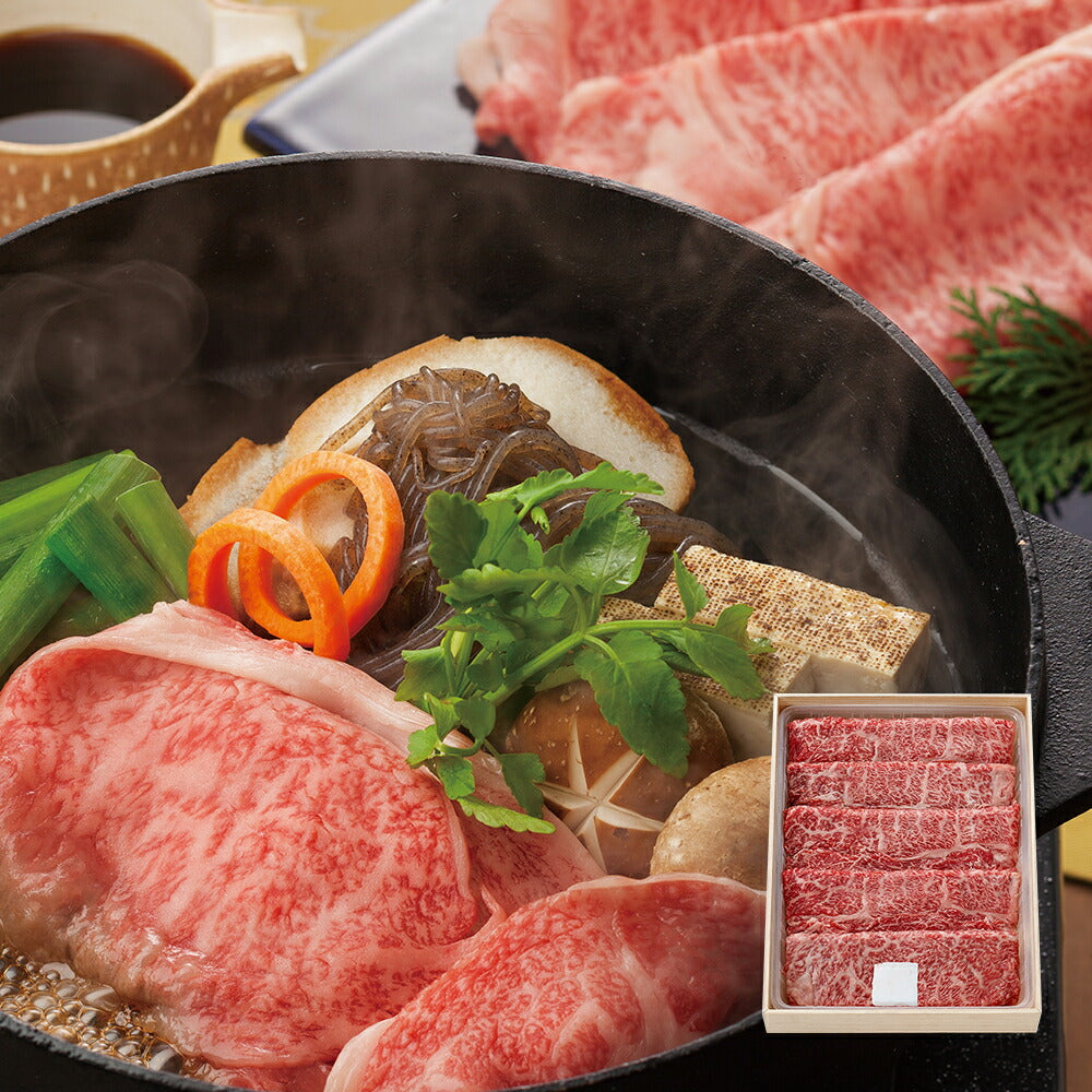 【3人シェア買いでお得】伊賀牛 ロースすき焼き 600g【二重包装不可】