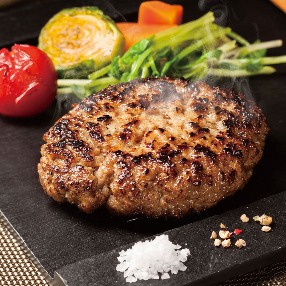 【3人シェア買いでお得】国産牛肉 ハンバーグプレート 業務用 冷凍 1kg