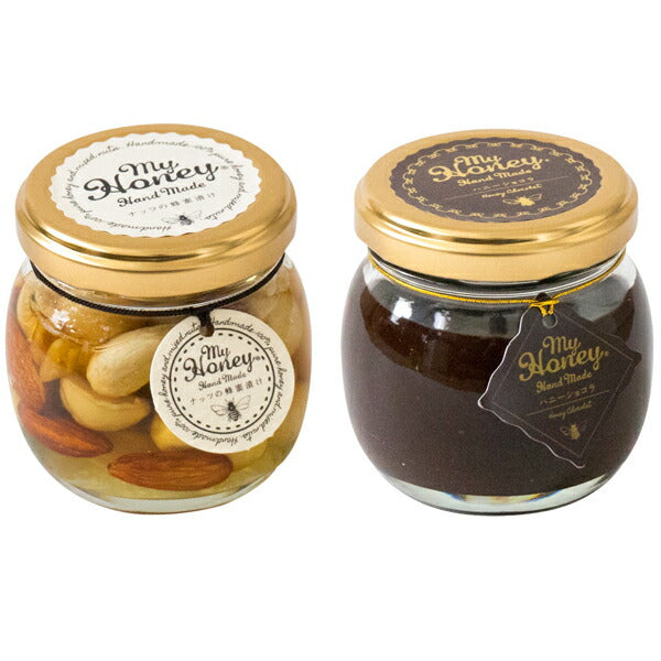 はちみつ専門店 MY HONEY「ナッツの蜂蜜漬けM＆ハニーショコラM セット」