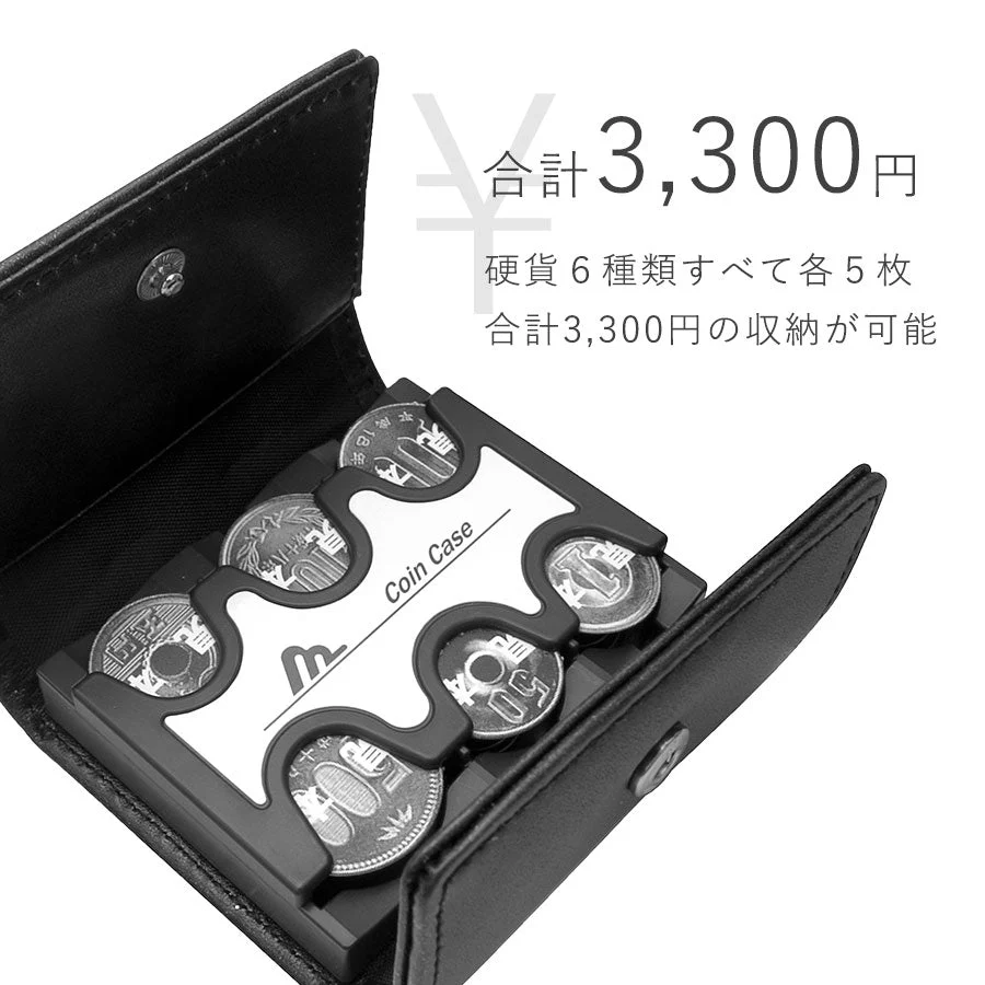 【レッド】カバー付きコインケース レディース メンズ 女性 男性 財布 ミニ財布 プレゼント ギフト スマート本革 小銭入れ