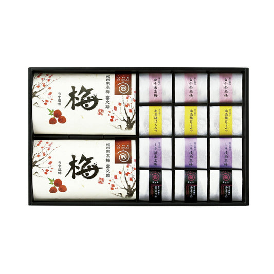 梅未来 紀州南高梅5種詰合せ 梅干し はちみつ あまうめ しそ漬け うす塩 白干し 440-020J【お届け不可地域：北海道・沖縄・離島】