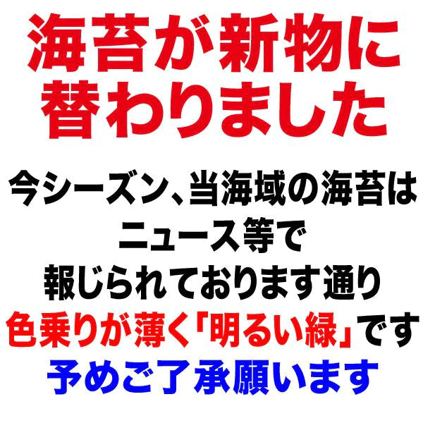 【最安値挑戦祭】訳あり 全形 焼きのり 有明 焼き海苔　45枚 送料無料 メール便限定