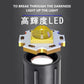 懐中電灯 LED 充電式 強力 LEDライト ハンディライト ズーム機能 フラッシュライト 充電式 強力 多モード 小型 軍用 作業灯 停電 爆光 防災グッズ防水
